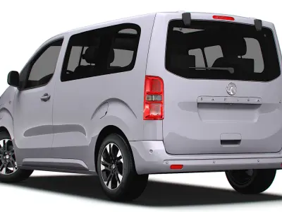 Vauxhall Zafira Life Electric Small 2024 3D model