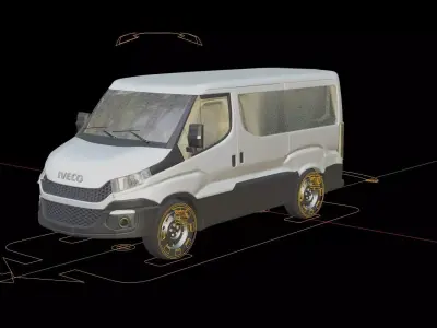 Iveco Daily Passenger Van 3D model