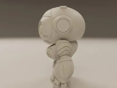 humanoid robot 3D print model buy