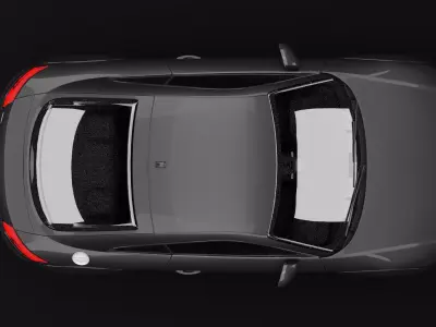 Audi TT Black Metallic 3D model