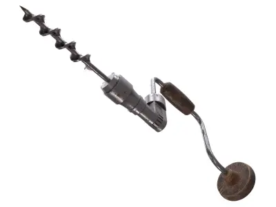 Vintage Hand Drill   3D model