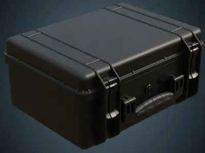 Protective Case 1A Low-poly 3D model