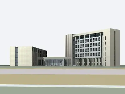 Office Building 3D model 83