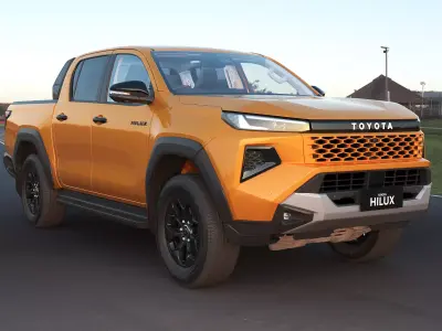 2026 Toyota Hilux Rogue with interior 3D model