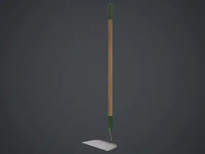 Hoe 3B Low-poly 3D model