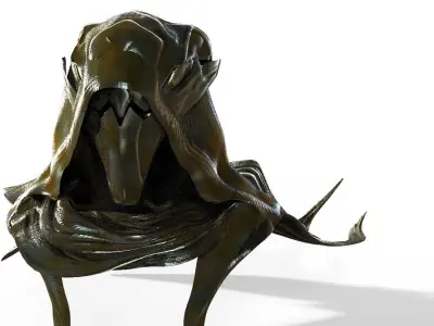 Sci-fi hood 3D model