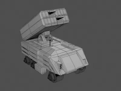 Missile Launcher V1 3D model