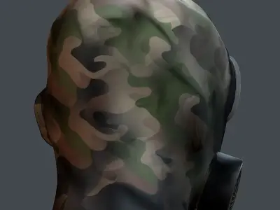 Helmet 3d model military combat Military Low-poly 3D model order