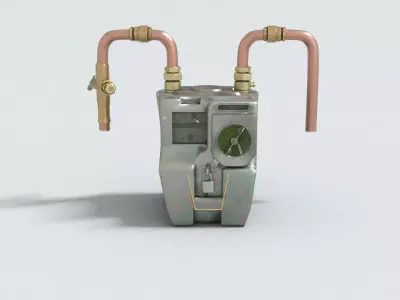 laos Game Gas Meter Low-poly 3D model
