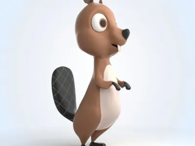 Beaver 3D model