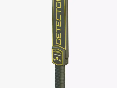 Handheld Metal Detector PBR Low-poly 3D model