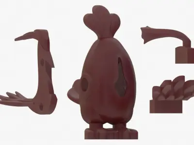 Lego Bird 3D model purchase