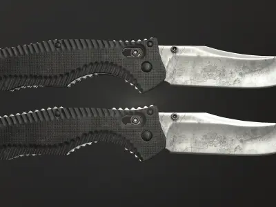 Knife Contego  Low-poly 3D model