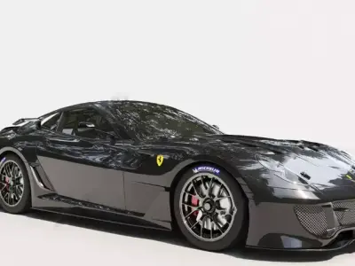 Ferrari 3D MAX Models Pack Free 3D model
