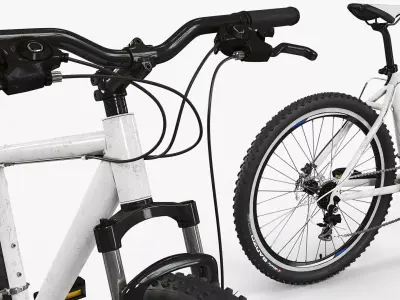 Sport Mountain Bike Hardtail Vittoria Barzo Tires Gray 3D model