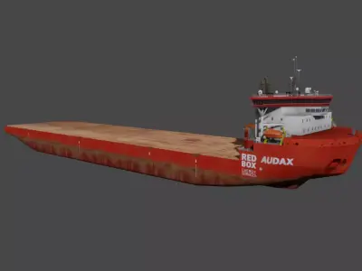 Heavy Load Carrier Audax Low-poly 3D model
