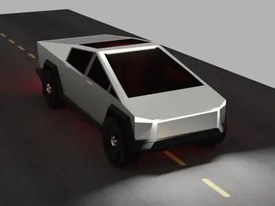 Tesla Cybertruck Free 3D model get