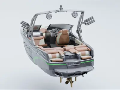 MasterCraft X20 Wakeboard Boat 3D model