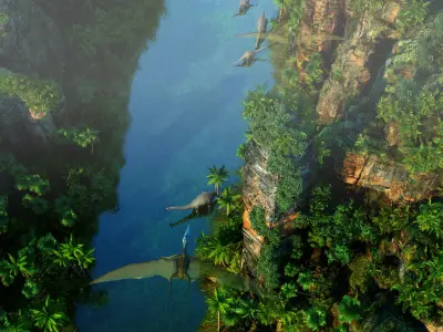Jurassic 3D model