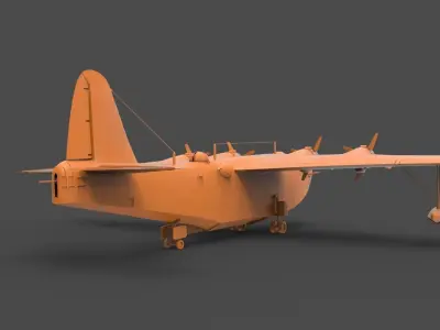 Kawanishi H8K 3D print model
