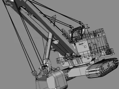 Bucyrus 495HR 3D model