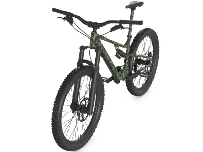 Mountain Bicycle 3D model shop