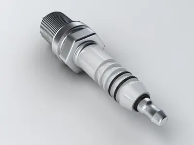 Spark Plug 3D model V1