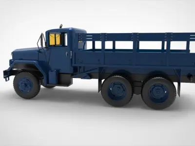 M35 half ton Cargo Truck 3D model