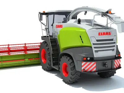 Harvester Claas Jaguar 3D model