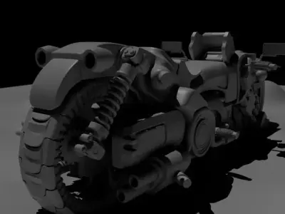Stylized Bike 3D model