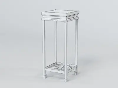Traditional Chinese Table 3D model