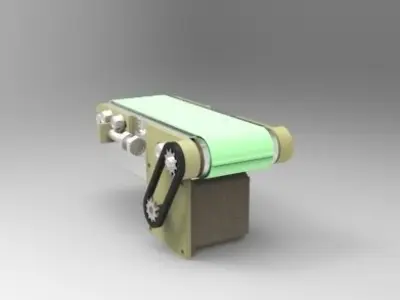 Conveyor machine with handle Free 3D model