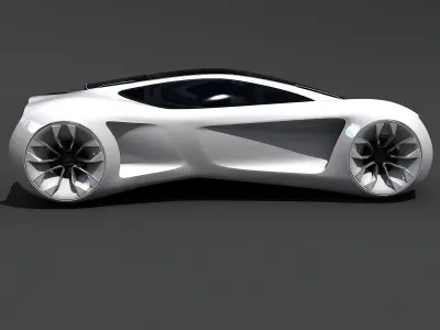 Mercedes Benz Biome Concept Car Free 3D model