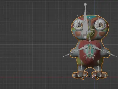 Stylized Bird 3D model