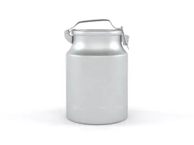 Aluminium Milk Can 3D model