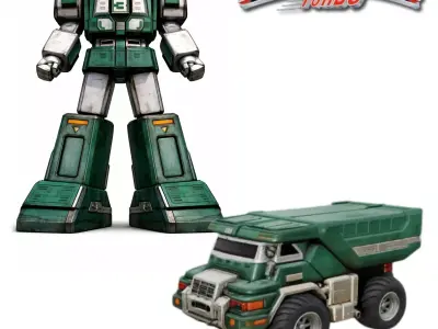 Thunder Loader Rescuezord set Power Rangers 3D print model
