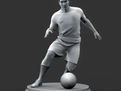FootBall Player 3D Printable Free Free 3D print model purchase