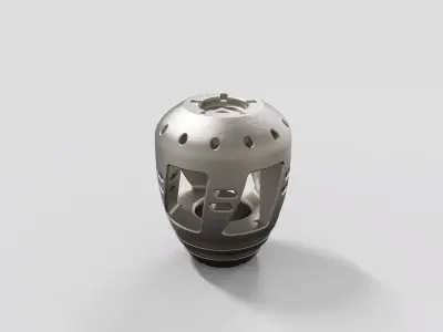 muzzle brake SGT front  3D model