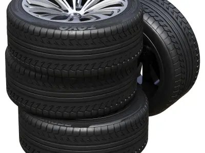 Bentley wheels 3D model by zifir3d