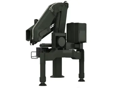 Crane 3D model 9