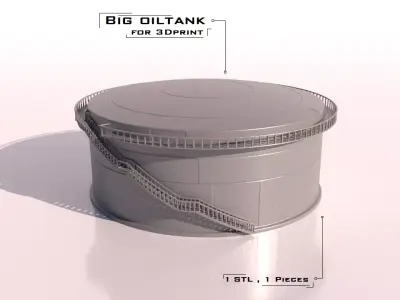 Big OilTank 3D print model