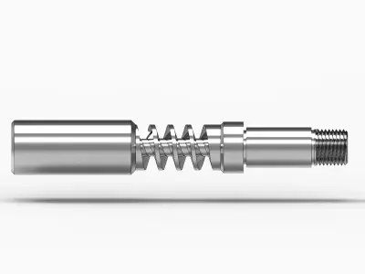 Velocity shaft 3D model