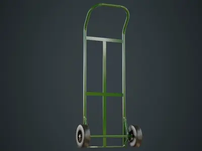 Hand Truck 4 Untextured 3D model