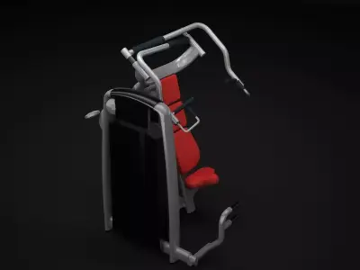 Chest Incline Machine 3D model