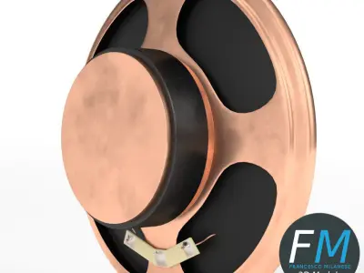 Small speaker 3D model