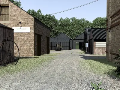 Victorian Depot Free low-poly 3D model