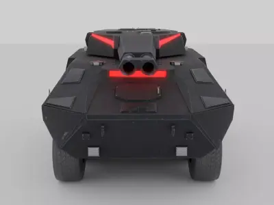 Imperator Bavarium from Just Cause 3 Low-poly 3D model