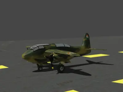 Aircraft Z2157 plane 3D model