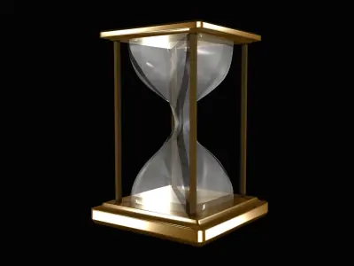 Hour Glass Free low-poly 3D model