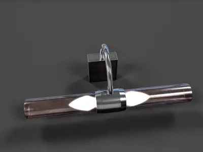 Mirror Light - High Poly  3D model